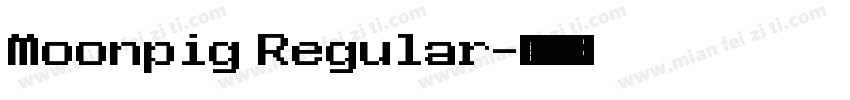 Moonpig Regular字体转换
